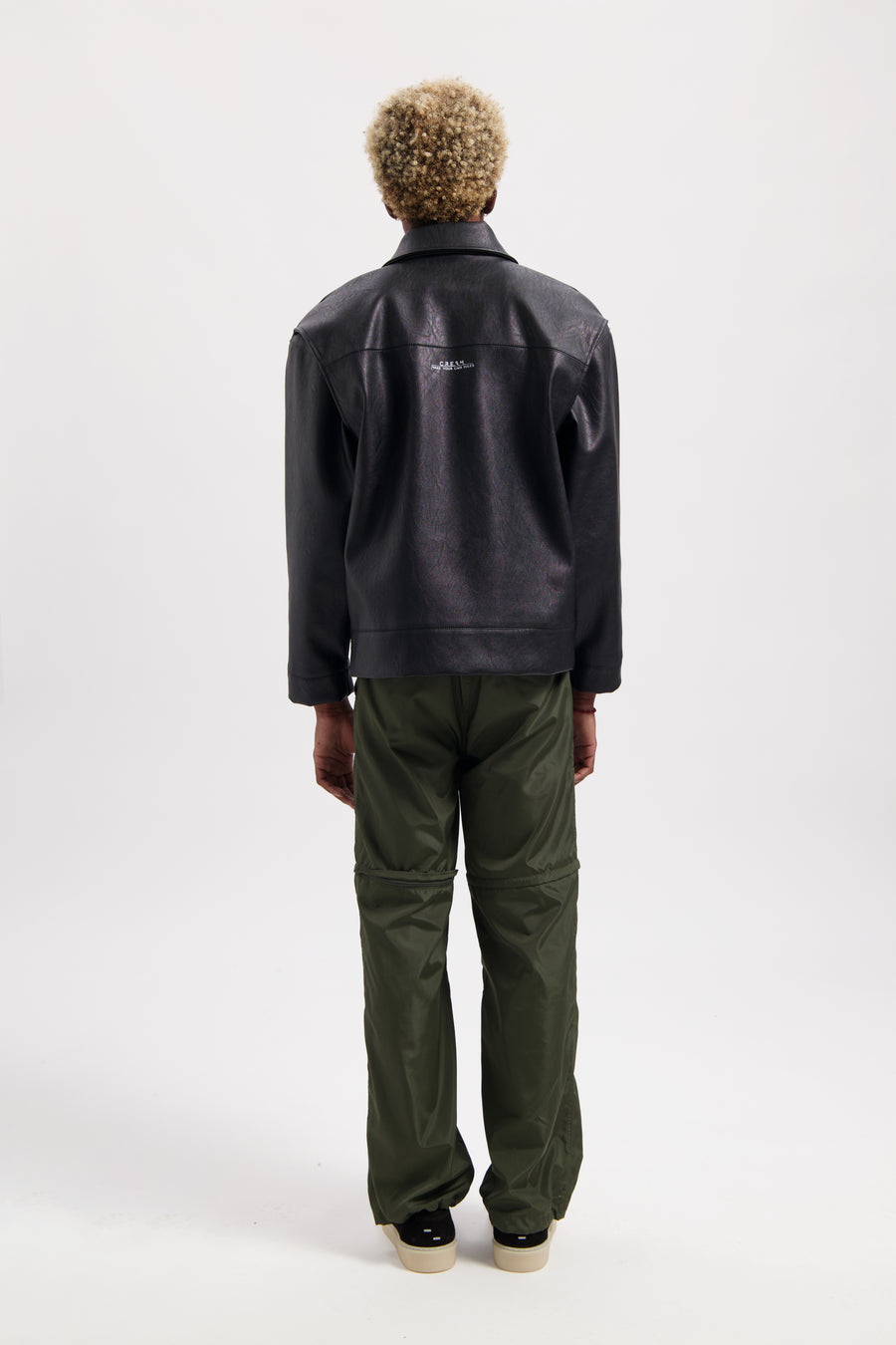 Half Moon Leather Jacket